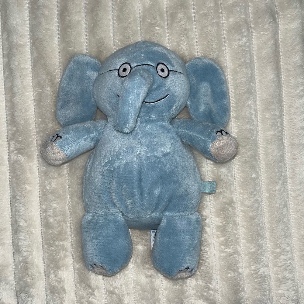 YOTTOY Blue Elephant Mo Willems Gerald the Elephant Stuffed Plush • 10 I…
